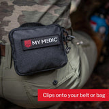 My Medic™ Everyday Carry First Aid Kit Black Rubber Case (1207731_EA) 1/EA
