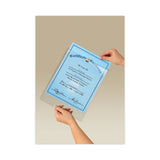 Scotch™ Display Pocket, Removable Interlocking Fasteners, Plastic, 8.5 x 11, Clear (MMMWL854C) Each