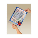 Scotch™ Display Pocket, Removable Interlocking Fasteners, Plastic, 8.5 x 11, Clear (MMMWL854C) Each