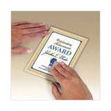 Scotch™ Self-Sealing Laminating Pouches, 9.5 mil, 9" x 11.5", Gloss Clear, 25/Pack (MMMLS85425G) Pack of 25
