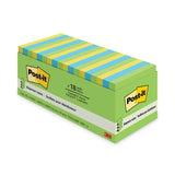 Post-it® Dispenser Notes Original Pop-up Refill Cabinet Pack, 3" x 3", Floral Fantasy Collection Colors, 100 Sheets/Pad, 18 Pads/Pack (MMMR33018AUCP) Pack of 18