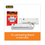 Scotch™ Laminating Pouches, 3 mil, 9" x 11.5", Gloss Clear, 100/Pack (MMMTP3854100) Pack of 100