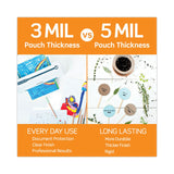 Scotch™ Laminating Pouches, 3 mil, 9" x 11.5", Gloss Clear, 100/Pack (MMMTP3854100) Pack of 100