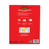 Scotch™ Laminating Pouches, 3 mil, 9" x 11.5", Gloss Clear, 100/Pack (MMMTP3854100) Pack of 100