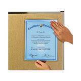 Scotch™ Display Pocket, Removable Interlocking Fasteners, Plastic, 8.5 x 11, Clear (MMMWL854C) Each
