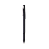 Pentel® Rolling Writer Roller Ball Pen, Stick, Medium 0.8 mm, Black Ink, Black Barrel, Dozen (PENR100A) Dozen