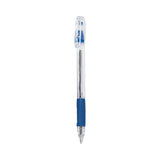 Pilot® EasyTouch Ballpoint Pen, Stick, Fine 0.7 mm, Blue Ink, Clear/Blue Barrel, Dozen (PIL32002) 1 Dozen