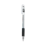 Pilot® EasyTouch Ballpoint Pen, Stick, Medium 1 mm, Black Ink, Clear/Black Barrel, Dozen (PIL32010) 1 Dozen