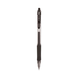 Zebra® Sarasa Dry Gel X20 Gel Pen Value Pack, Retractable, Medium 0.7 mm, Black Ink, Clear/Black Barrel, 24/Box (ZEB14680) Pack of 24