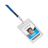 Advantus Breakaway Lanyards, Metal J-Hook Fastener, 36" Long, Blue, 24/Box (AVT97130) Box of 24