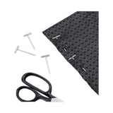 GEM® T-Pins, Steel, Silver, 1.5", 100/Box (GEM87T) Box of 100