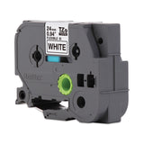 Brother P-Touch® TZe Flexible Tape Cartridge for P-Touch Labelers, 0.94" x 26.2 ft, Black on White (BRTTZEFX251) Each