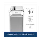 Fellowes® Powershred LX220 Micro-Cut Shredder, 20 Manual Sheet Capacity, White (FEL5015501) Each