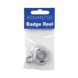 Advantus Translucent Retractable ID Card Reel, 30" Extension, Clear, 12/Pack (AVT75473) Pack of 12