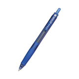 Pilot® G-Knock BeGreen Gel Pen, Retractable, Fine 0.7 mm, Blue Ink, Translucent Blue/Blue Barrel, Dozen (PIL31507) 1 Dozen