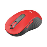 Logitech® Signature M650 Wireless Mouse, Large, 2.4 GHz Frequency, 33 ft Wireless Range, Right Hand Use, Red (LOG910006358) Each