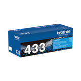 Brother TN433C High-Yield Toner, 4,000 Page-Yield, Cyan (BRTTN433C) Each