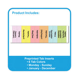 C-Line® Zippered Binder with Expanding File, 2" Expansion, 7 Sections, Zipper Closure, 1/6-Cut Tabs, Letter Size, Bright Blue (CLI48115) Each