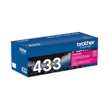 Brother TN433M High-Yield Toner, 4,000 Page-Yield, Magenta (BRTTN433M) Each
