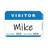 C-Line® Self-Adhesive Name Badges, Hello My Name Is, Blue, 3.5 x 2.25, 100/BX (CLI92245BX) Box of 100