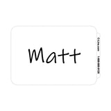 C-Line® Self-Adhesive Name Badges, 3.5 x 2.25, White, 100/Box (CLI92277) Box of 100