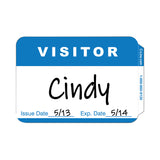 C-Line® Self-Adhesive Name Badges, Hello My Name Is, Blue, 3.5 x 2.25, 100/BX (CLI92245BX) Box of 100
