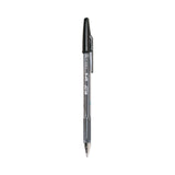 Pilot® Better Ballpoint Pen, Stick, Medium 1 mm, Black Ink, Smoke Barrel, Dozen (PIL35711) 1 Dozen