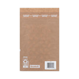 Scotch™ Curbside Recyclable Padded Mailer, #0, Bubble Cushion, Self-Adhesive Closure, 7 x 11.25, Natural Kraft, 100/Carton (MMMCR01) Case of 100