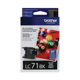 Brother LC71BK Innobella Ink, 300 Page-Yield, Black (BRTLC71BK) Each