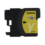 Brother LC61Y Innobella Ink, 325 Page-Yield, Yellow (BRTLC61Y) Each