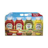 Heinz Ketchup, Mustard and Relish Picnic Pack, 2 Ketchup, Mustard, Relish, 4 Bottles/Carton, Ships in 1-3 Business Days (GRR22000444) Each