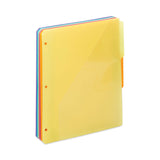 Smead™ Three-Ring Binder Poly Index Dividers with Pocket, 9.75 x 11.25, Assorted Colors, 30/Box (SMD89421) Box of 30