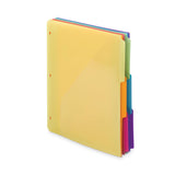 Smead™ Three-Ring Binder Poly Index Dividers with Pocket, 9.75 x 11.25, Assorted Colors, 30/Box (SMD89421) Box of 30