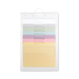 Smead™ Cascading Wall Organizer, 6 Sections, Letter Size, 14.25" x 24.25", Blue, Clear, Gray, Green, Orange, Pink, Purple (SMD92064) Each