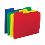 Smead™ SuperTab Top Tab File Folders, 1/3-Cut Tabs: Assorted, Letter Size, 0.75" Expansion, Polypropylene, 12/Pack (SMD10516) Pack of 12