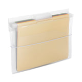 Smead™ Cascading Wall Organizer, 6 Sections, Letter Size, 14.25" x 24.25", Blue, Clear, Gray, Green, Orange, Pink, Purple (SMD92064) Each