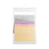 Smead™ Cascading Wall Organizer, 6 Sections, Letter Size, 14.25" x 24.25", Blue, Clear, Gray, Green, Orange, Pink, Purple (SMD92064) Each