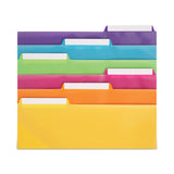 Smead™ Three-Ring Binder Poly Index Dividers with Pocket, 9.75 x 11.25, Assorted Colors, 30/Box (SMD89421) Box of 30