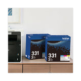 Brother TN3313PK Toner, 1,500 Page-Yield, Cyan/Magenta/Yellow (BRTTN3313PK) Pack of 3