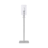 Dial® FIT Touch Free Dispenser Floor Stand, 15.7 x 15.7 x 58.3, White (DIA09495EA) Each
