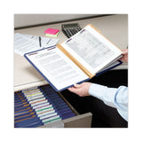 Smead™ Six-Section Pressboard Top Tab Classification Folders, Six SafeSHIELD Fasteners, 2 Dividers, Legal Size, Dark Blue, 10/Box (SMD19035) Each