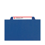 Smead™ Six-Section Pressboard Top Tab Classification Folders, Six SafeSHIELD Fasteners, 2 Dividers, Legal Size, Dark Blue, 10/Box (SMD19035) Each