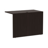 Alera® Alera Valencia Series Reversible Return/Bridge Shell, 42w x 23.63d x 29.5, Espresso (ALEVA354224ES) Each