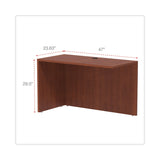 Alera® Alera Valencia Series Reversible Return/Bridge Shell, 47.25w x 23.63d x 29.5h, Cherry (ALEVA354824MC) Each