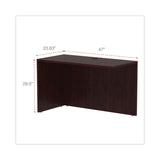 Alera® Alera Valencia Series Reversible Return/Bridge Shell, 47.25w x 23.63d x 29.5h, Mahogany (ALEVA354824MY) Each