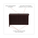 Alera® Alera Valencia Series Reversible Return/Bridge Shell, 47.25w x 23.63d x 29.5h, Mahogany (ALEVA354824MY) Each