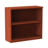 Alera® Alera Valencia Series Bookcase, Two-Shelf, 31.75w x 14d x 29.5h, Med Cherry (ALEVA633032MC) Each