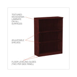 Alera® Alera Valencia Series Bookcase, Three-Shelf, 31.75w x 14d x 39.38h, Mahogany (ALEVA634432MY) Each