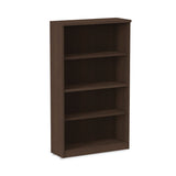 Alera® Alera Valencia Series Bookcase, Four-Shelf, 31.75w x 14d x 54.88h, Espresso (ALEVA635632ES) Each
