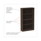 Alera® Alera Valencia Series Bookcase, Four-Shelf, 31.75w x 14d x 54.88h, Espresso (ALEVA635632ES) Each